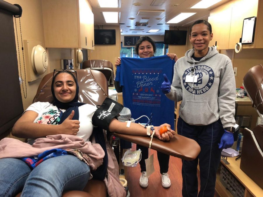 Students+from+last+year+donate+blood+during+the+NHS+Blood+Drive