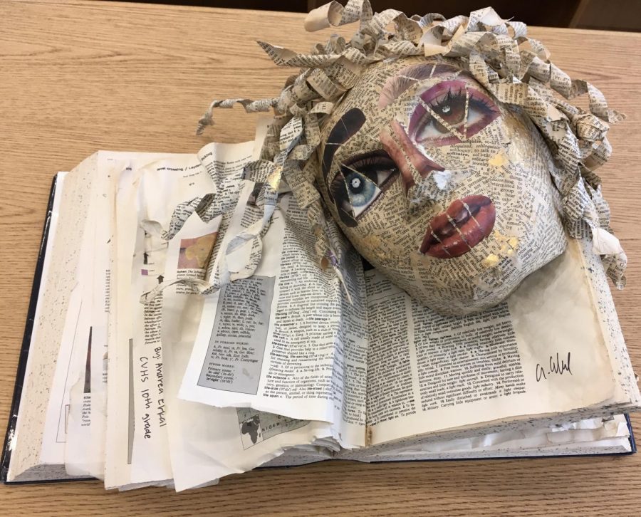 Escape of Ignorance by sophomore Andrea Erkal, won a Gold Key from Scholastic Arts & Writing.