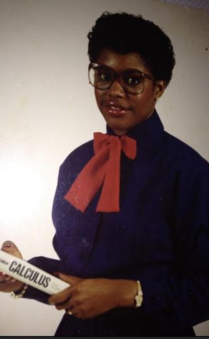 Judy Wells' poses for the Prairie View A&M University yearbook