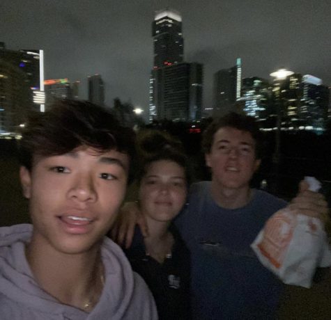 From left, Patrick Nguyen, Lamar Qaddumi(me), Ammer Qaddumi
