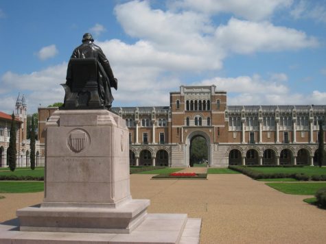 Rice University during the pandemic.