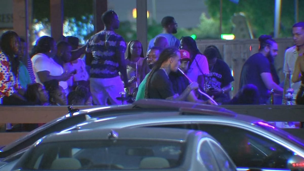 A photo of the Spire Nightclub on a busy weekend. Nearly 200 clubgoers stood in line outside the club this weekend in Houston. | Image Credit: ABC 13 Eyewitness News