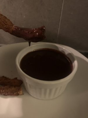 My churros with chocolate sauce comes from an easy recipe you can follow at home. 