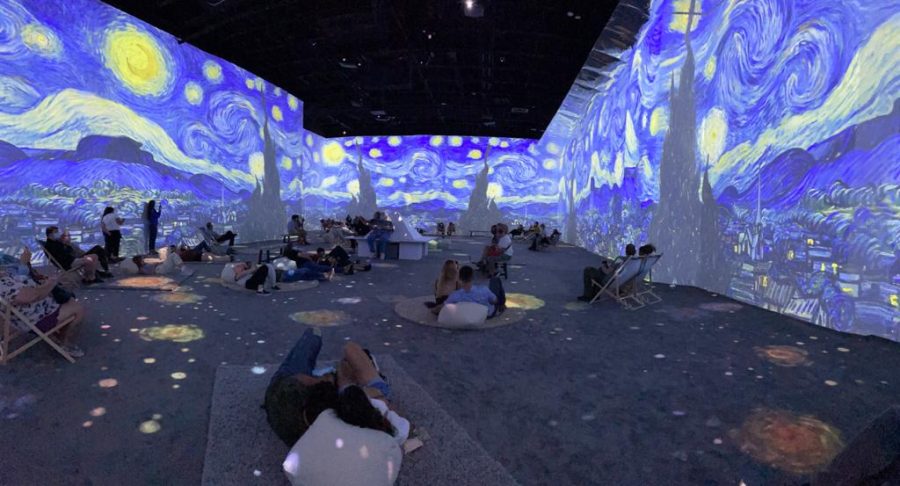 The 360-degree Immersive Van Gogh experience is now on exhibit until February 6. 