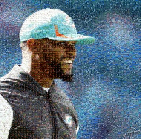 A mosaic of Brian Flores composed of photos from the NFL, Black History, and the personal life of Brian Flores.