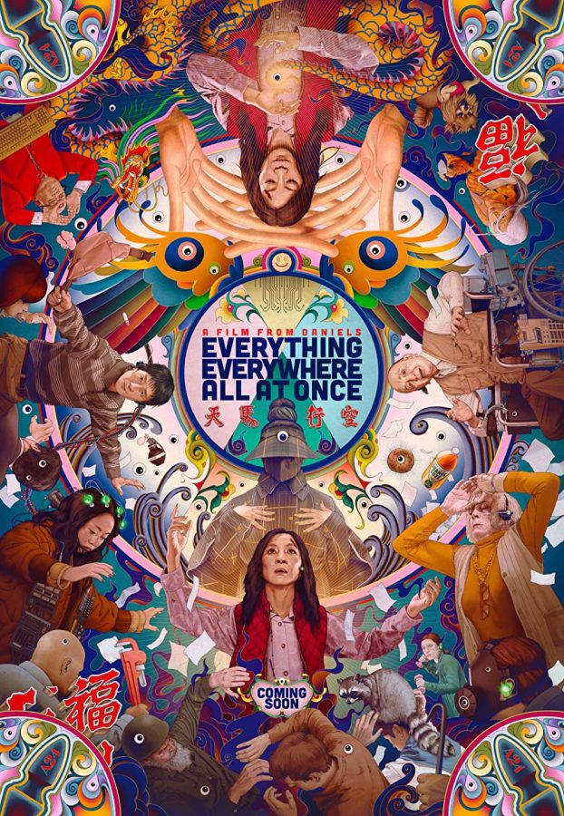 Everything Everywhere All At Once is sci-fi multiversal acid trip, which would have benefited from an epilepsy warning, challenges Asian family dynamics and tells a very human story.