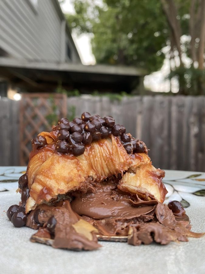 The Nutella croissant in all its glory. 