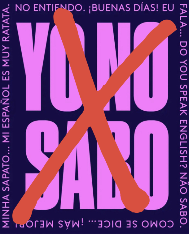 A Yo no sabo kid, derived from the incorrect conjugation of saber, is a negative slang term referring to a Latino who does not speak Spanish.