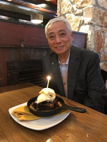 My GongGong celebrating his 80somethingth birthday.