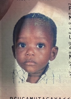 Joseph Mutagaya first photo, for a passport (Republic of Uganda)