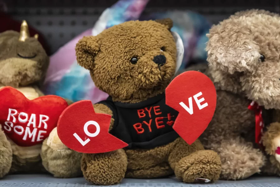 Walmarts new Break-up Bear thats been catering to Valentines haters and solo individuals.