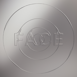 The album cover of “FACE,” depicting four ripples emerging from the center. As ripples disrupt reflection in water, it symbolizes how Jimin’s image and identity has also been misconstrued over the course of his fame.