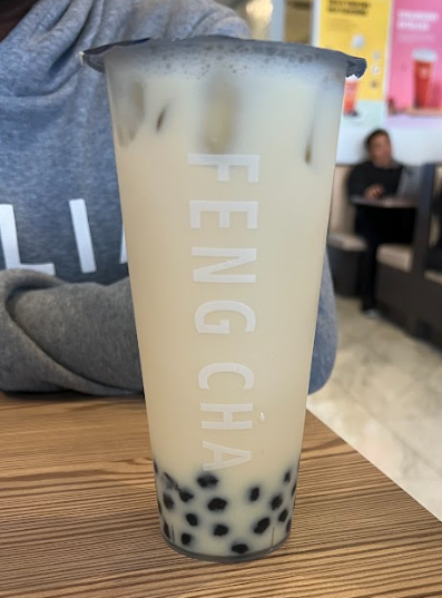 Green Tea with Tapioca from Feng Cha