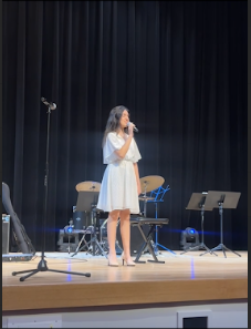 One of my more recent performances, as I sing to the audience. 
