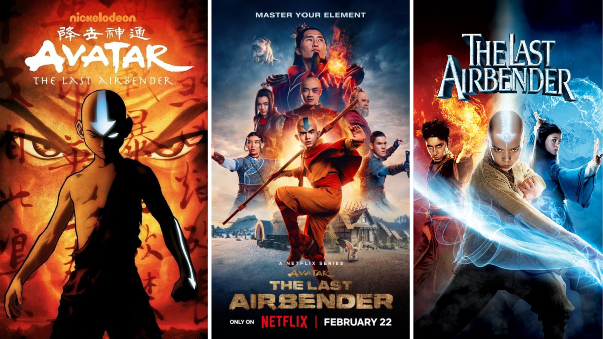 Avatar%3A+The+Last+Airbender+posters+from+the+original+series+%28Nickelodeon%2C+left%29%2C+the+new+live-action+series+%28Netflix%2C+middle%29%2C+and+the+live-action+movie+%28Paramount%2C+right%29