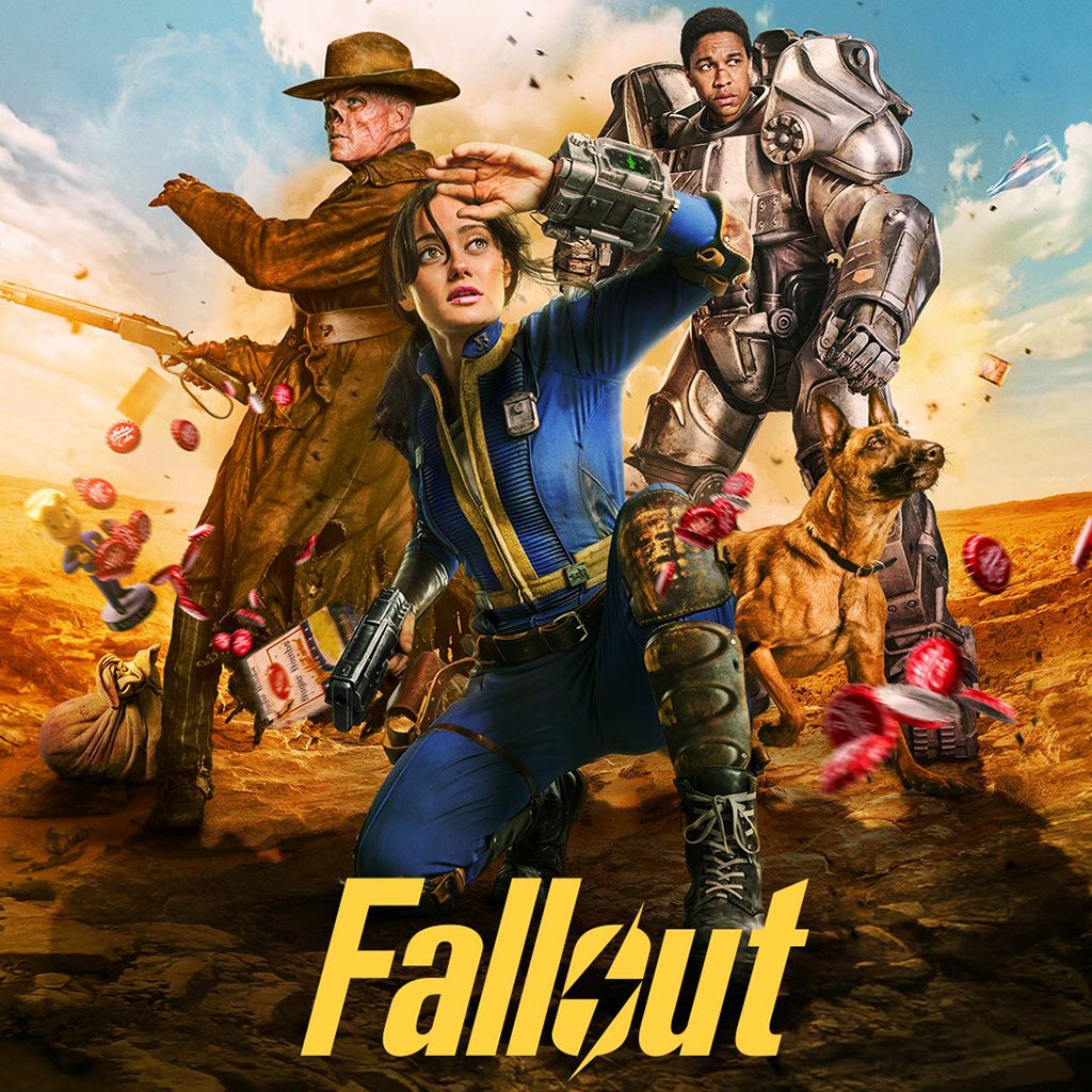 Fallout+TV+show+cover+included+all+major+characters.+