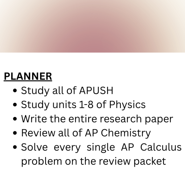 A potential planner of a student who cram studies (Image created by Mari Sakai)