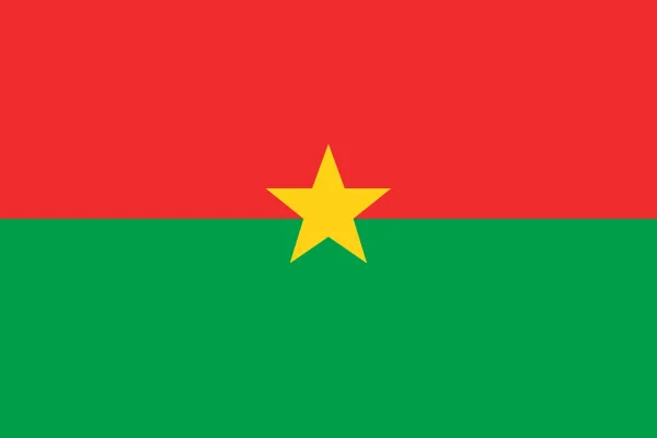 Flag of Burkina Faso, a country experiencing a new ruler, and even newer nationwide improvements (Image credit: Britannica)